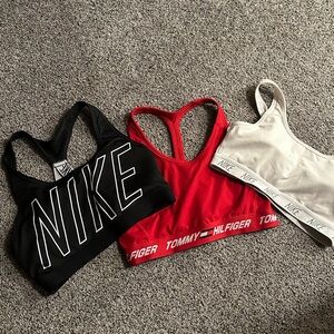 Nike and Tommy Hilfiger Sports Bras bundle